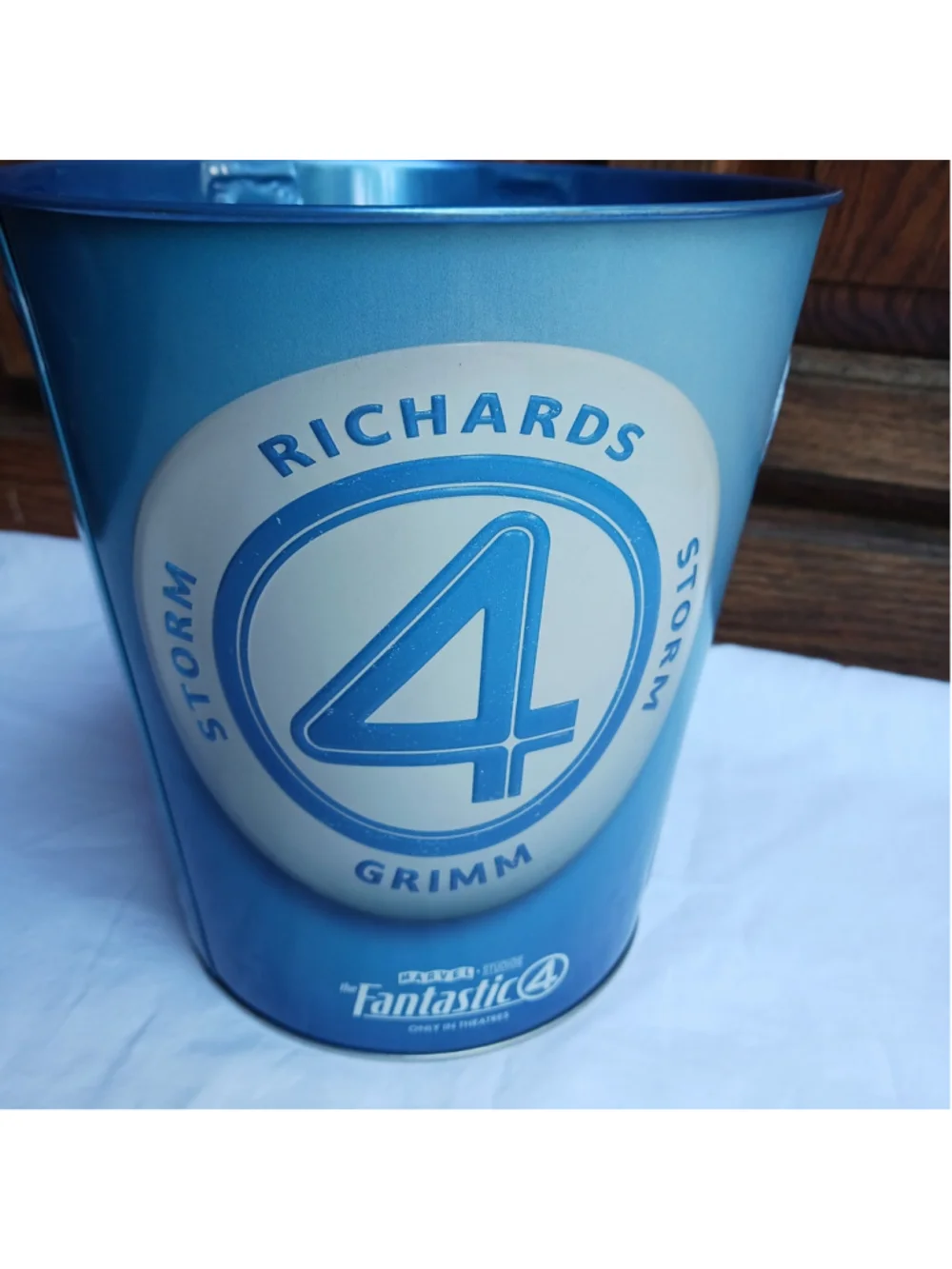 Fantastic Four Movie 2025 Cinemark Popcorn 130 Oz Bucket/Tin